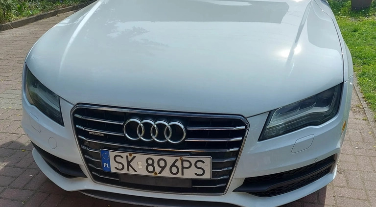 Audi A7 cena 69000 przebieg: 209400, rok produkcji 2012 z Katowice małe 326